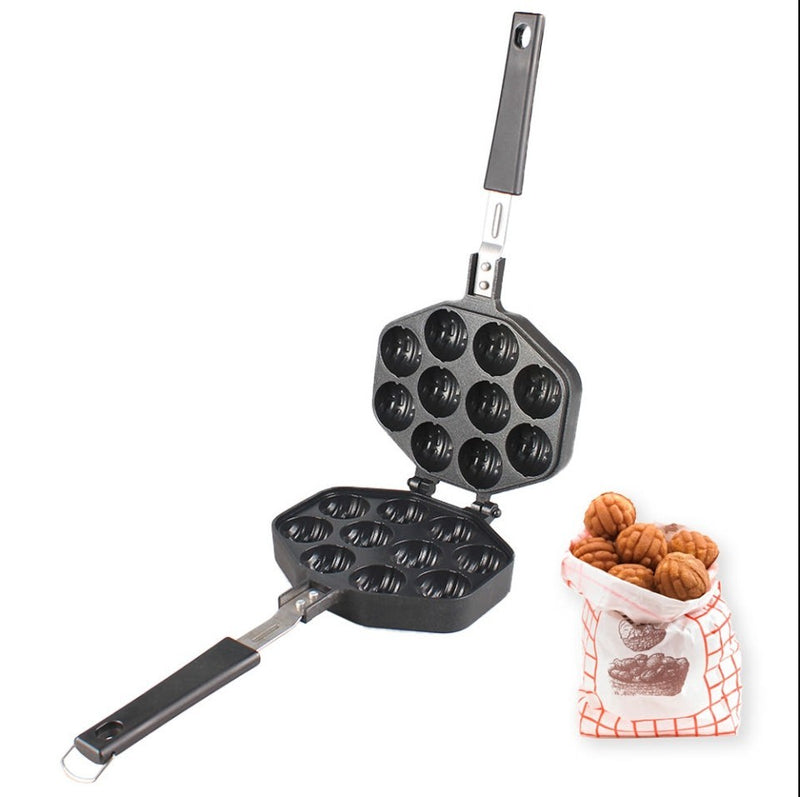 Korean Walnut Cake Maker Hodu-gwaja Baking Pan Street Food Dessert Stovetop