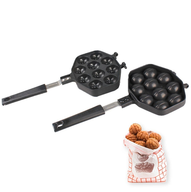 Korean Walnut Cake Maker Hodu-gwaja Baking Pan Street Food Dessert Stovetop