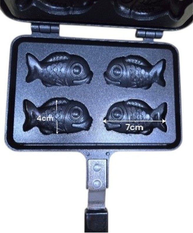 Korean Bungeoppang Pan Baking Pan Street Food Fish Shaped Waffle Maker