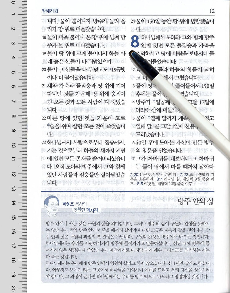 Big Letter Woorimal Vision Bible Book Korean Edition