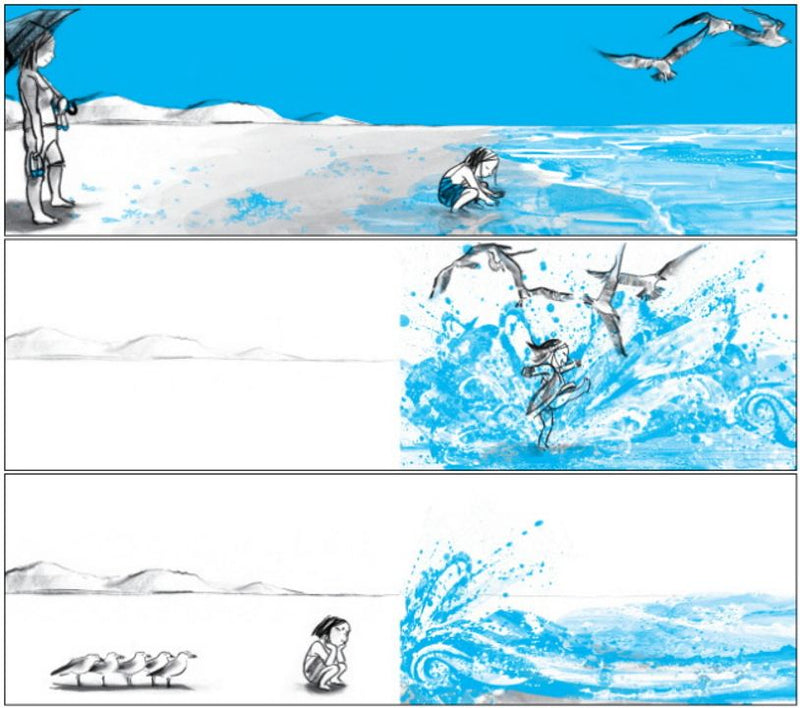 The Wave Trilogy (Set of 3) Hardcover Korean Edition by Suzy Lee