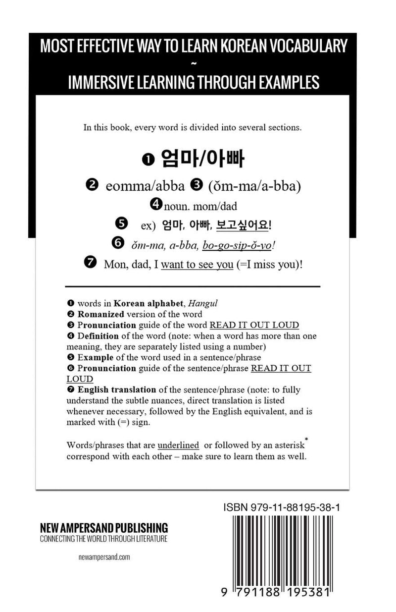Quick and Easy Korean Vocabulary: Learn Over 1,000 Essential Words and Phrases