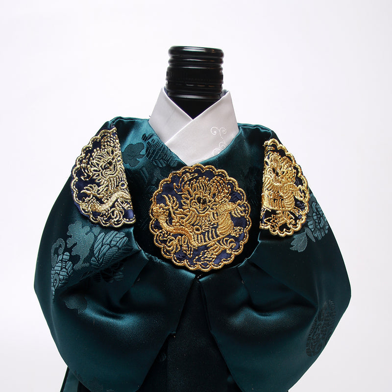 Korean Traditional King Hanbok Wine Bottle Cover