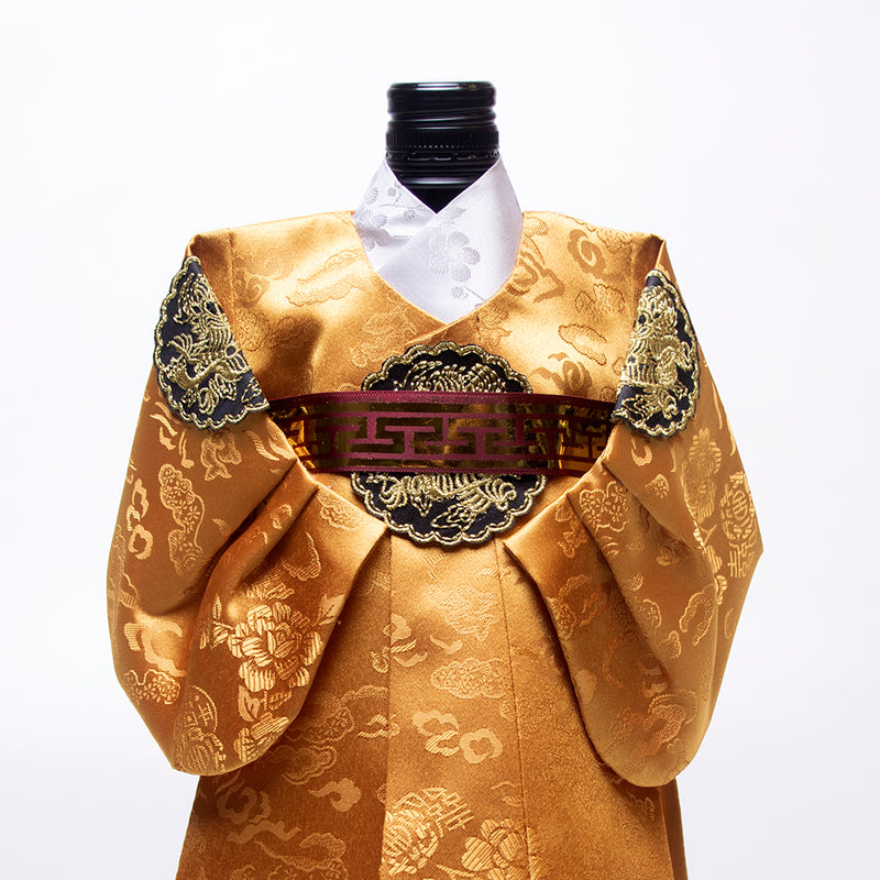 Korean Traditional King Hanbok Wine Bottle Cover