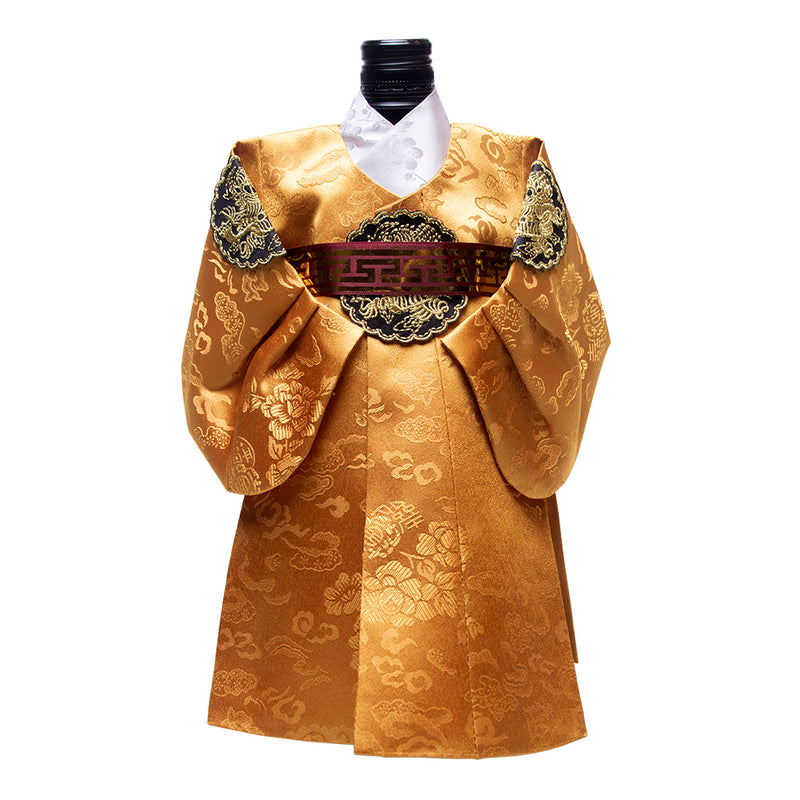Korean Traditional King Hanbok Wine Bottle Cover